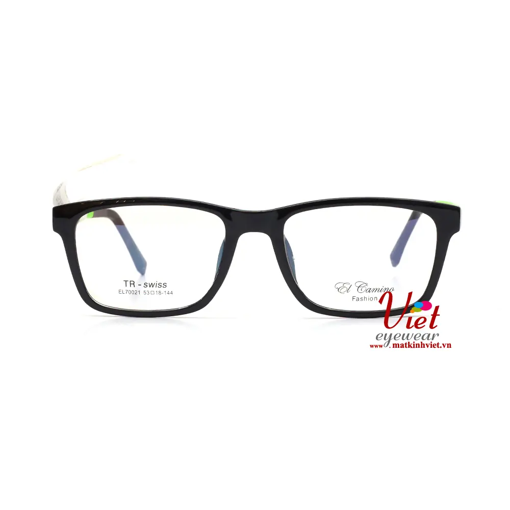 Gọng kính ELCAMINO EL70021 BLKGN