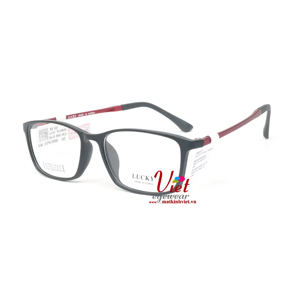 Gọng kính Lucky LK9009 MBKRED