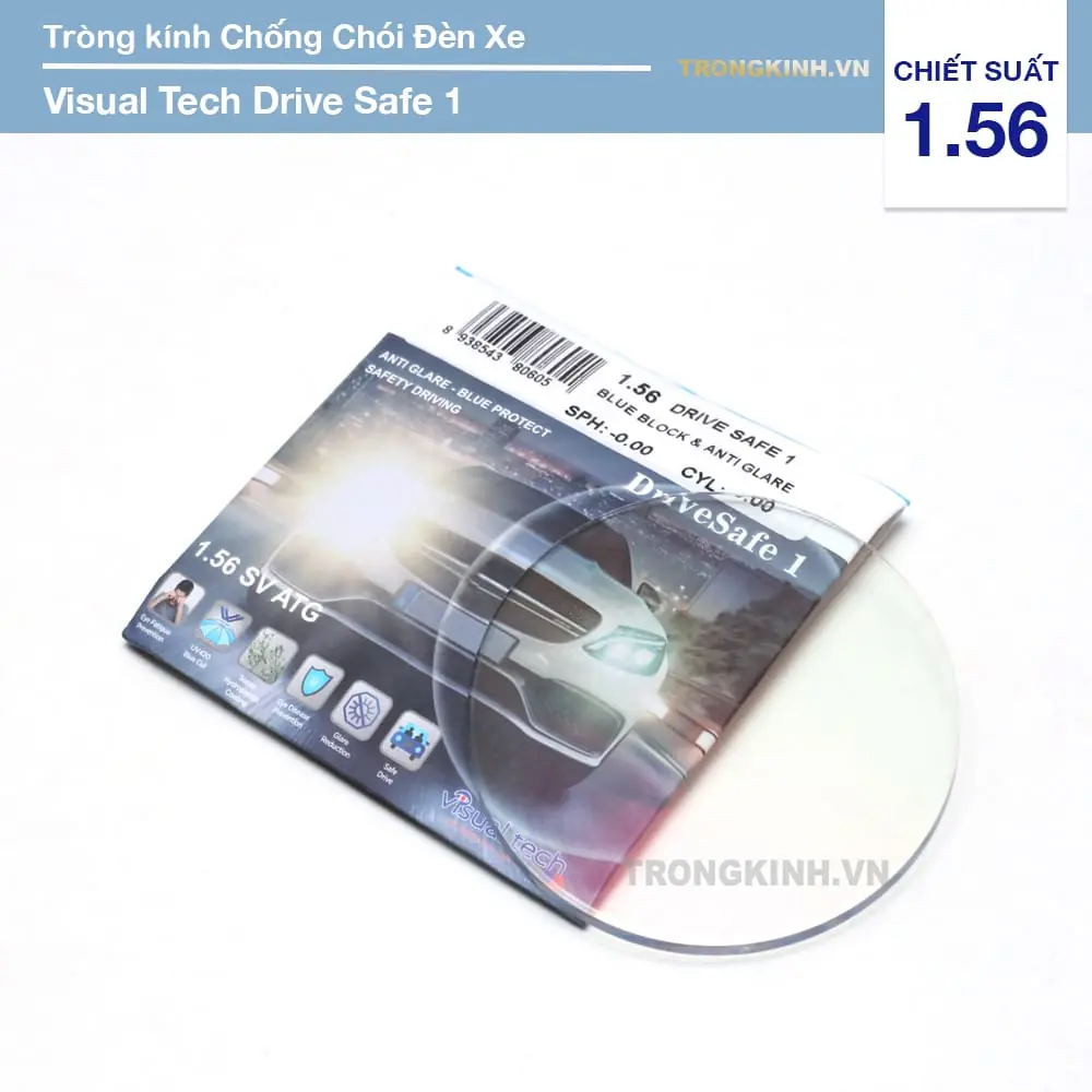 Tròng kính cho người lái xe Visual Tech DriveSafe 1