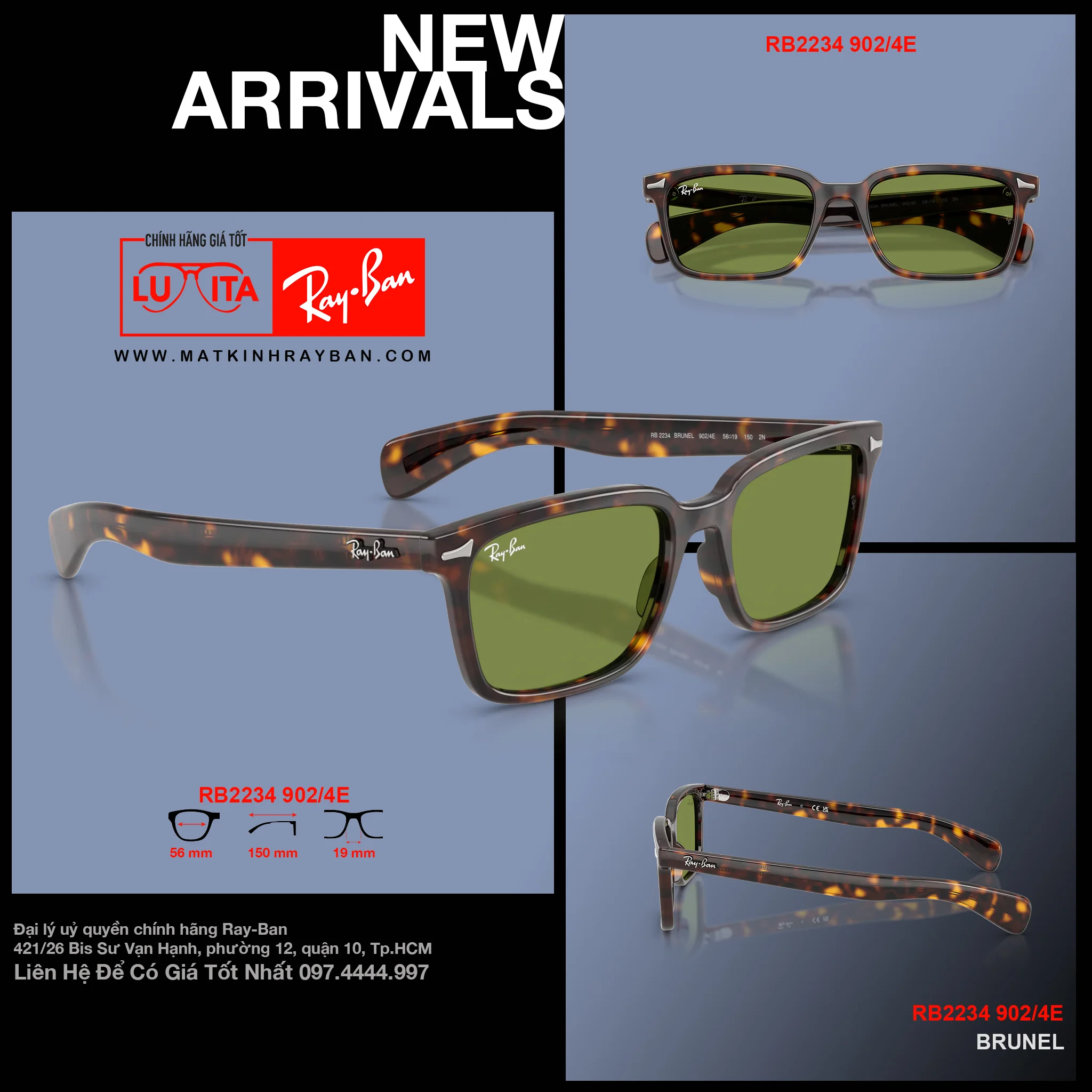 Mắt Kính RayBan • Đại lý uỷ quyền chính hãng!