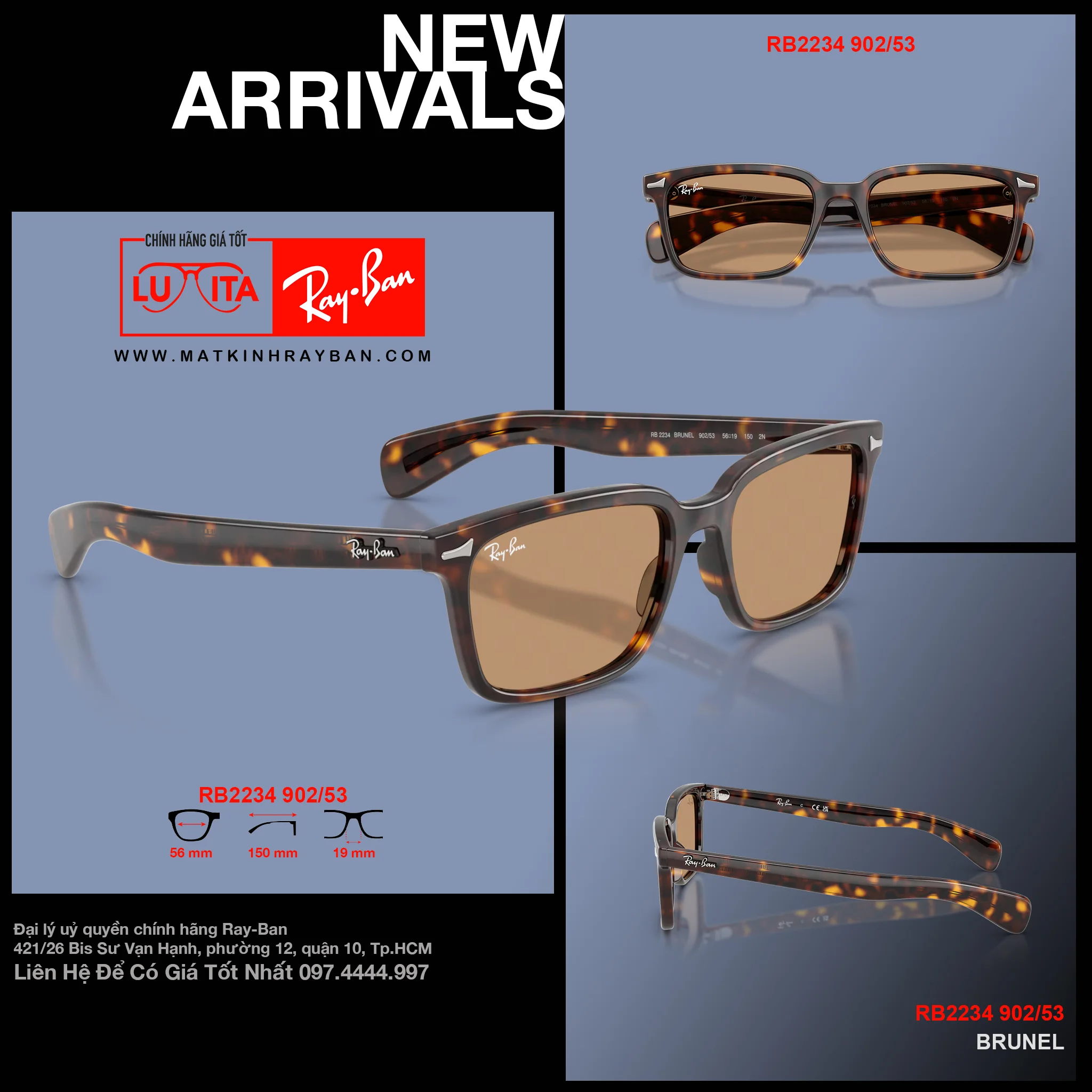 Mắt Kính RayBan • Đại lý uỷ quyền chính hãng!