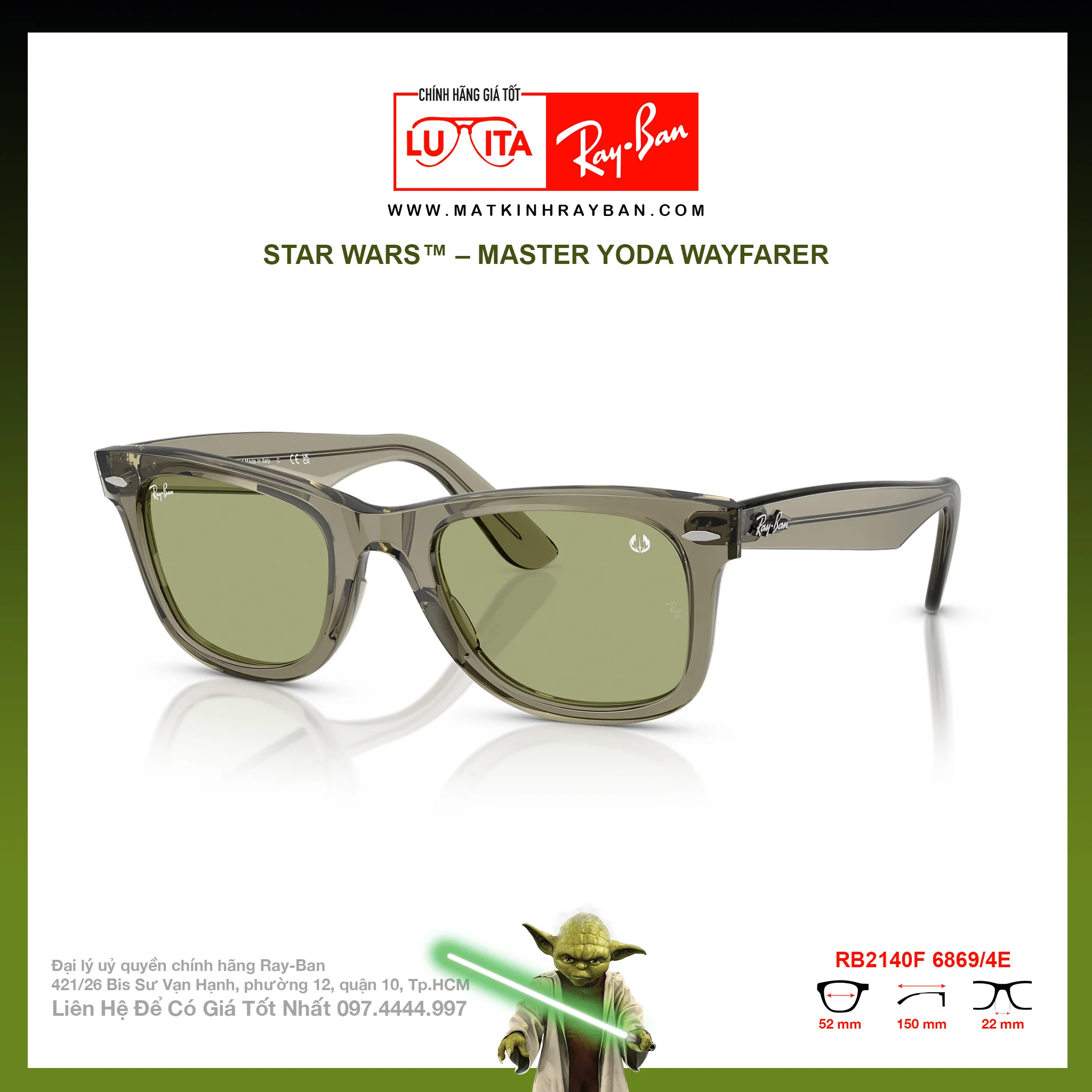 Mắt Kính RayBan • Đại lý uỷ quyền chính hãng!