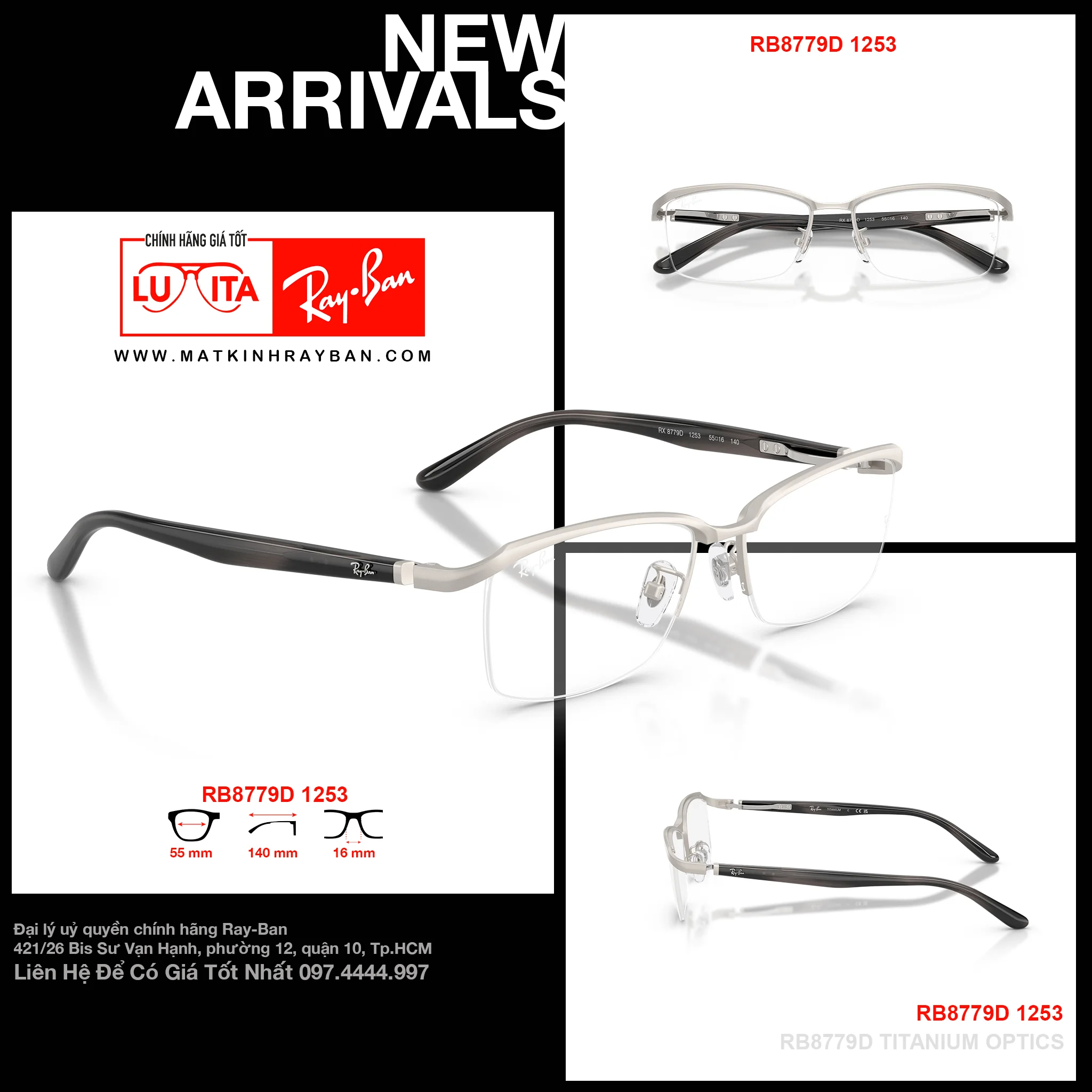 Mắt Kính RayBan • Đại lý uỷ quyền chính hãng!