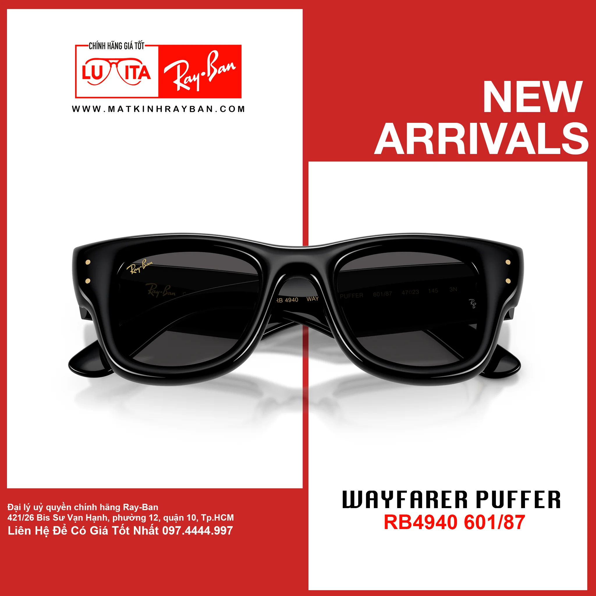 Mắt Kính RayBan • Đại lý uỷ quyền chính hãng!