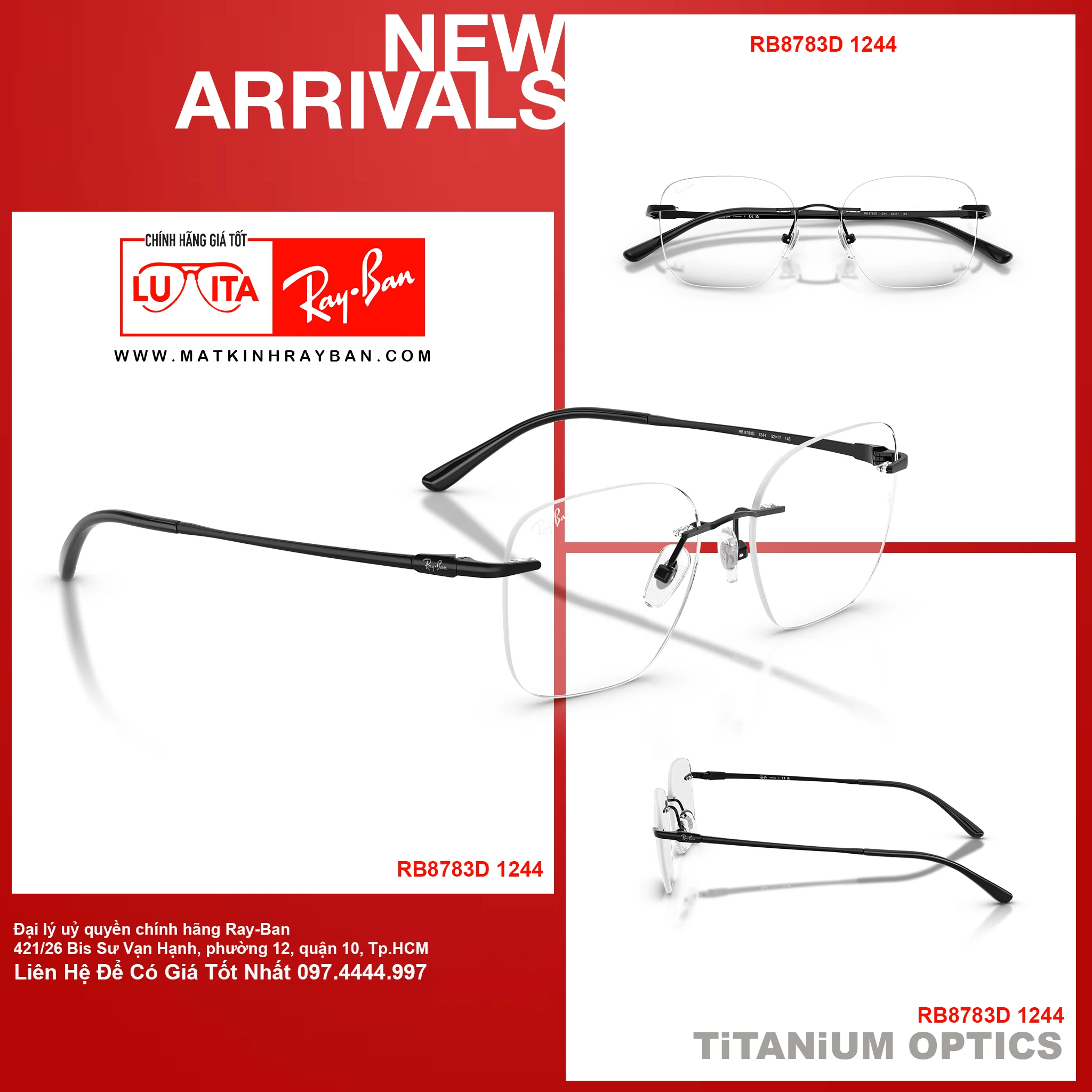 Mắt Kính RayBan • Đại lý uỷ quyền chính hãng!