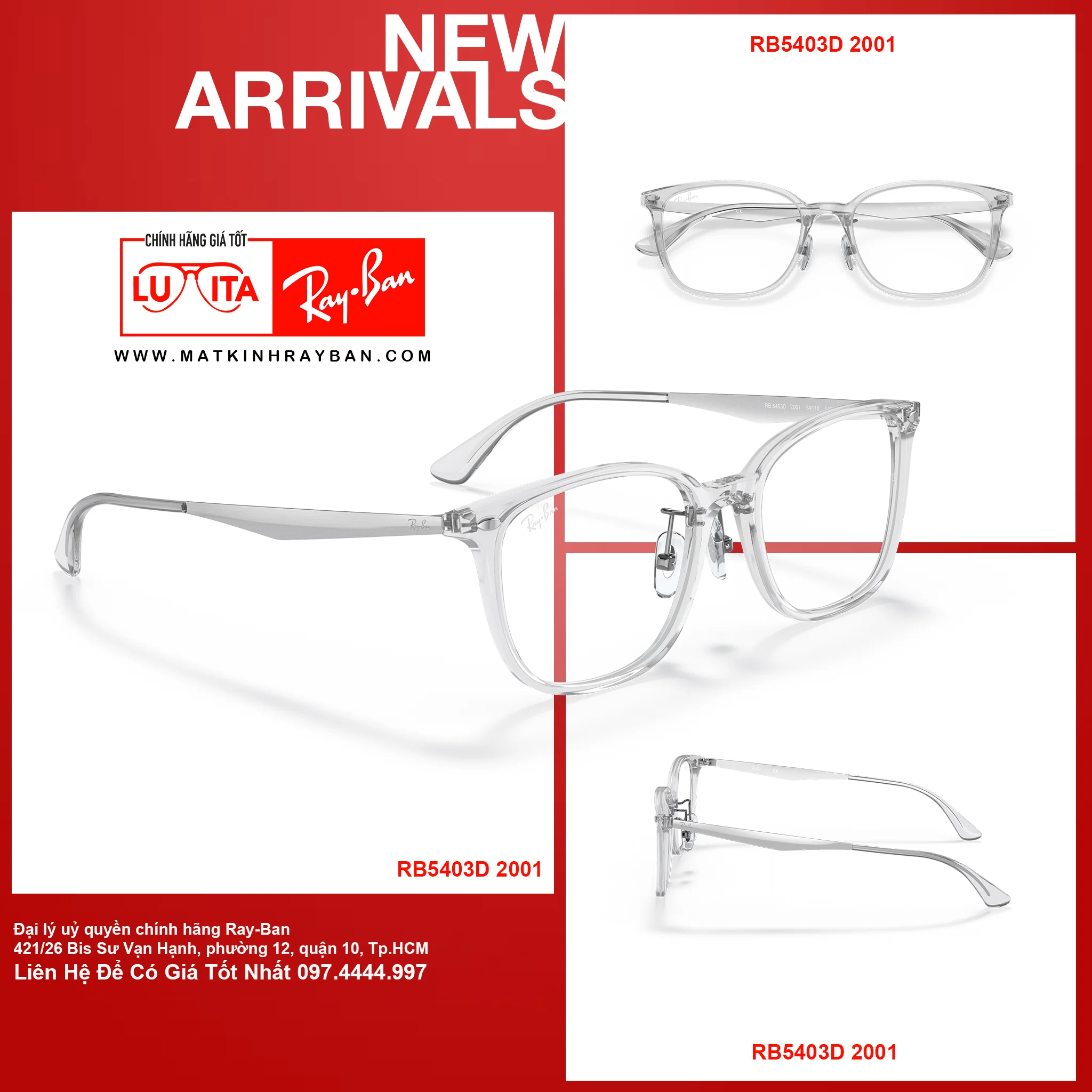 Mắt Kính RayBan • Đại lý uỷ quyền chính hãng!