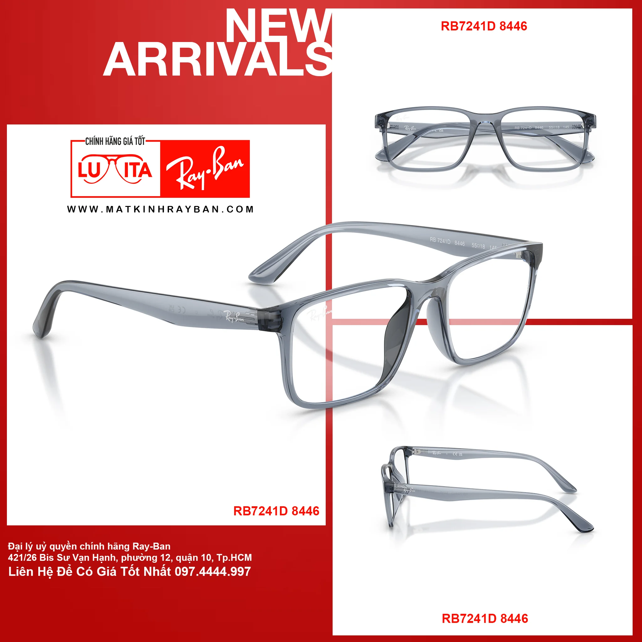 Mắt Kính RayBan • Đại lý uỷ quyền chính hãng!
