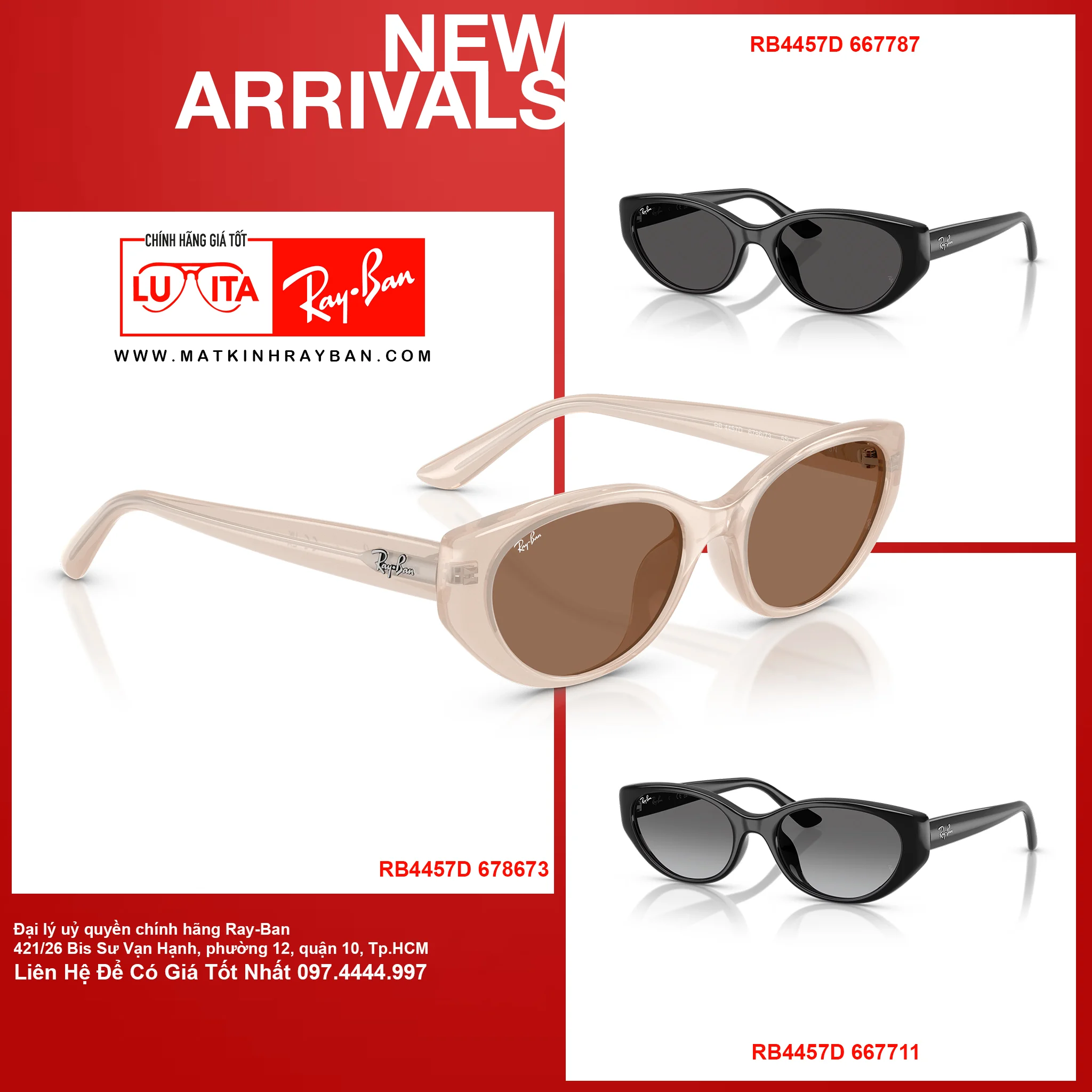 Mắt Kính RayBan • Đại lý uỷ quyền chính hãng!