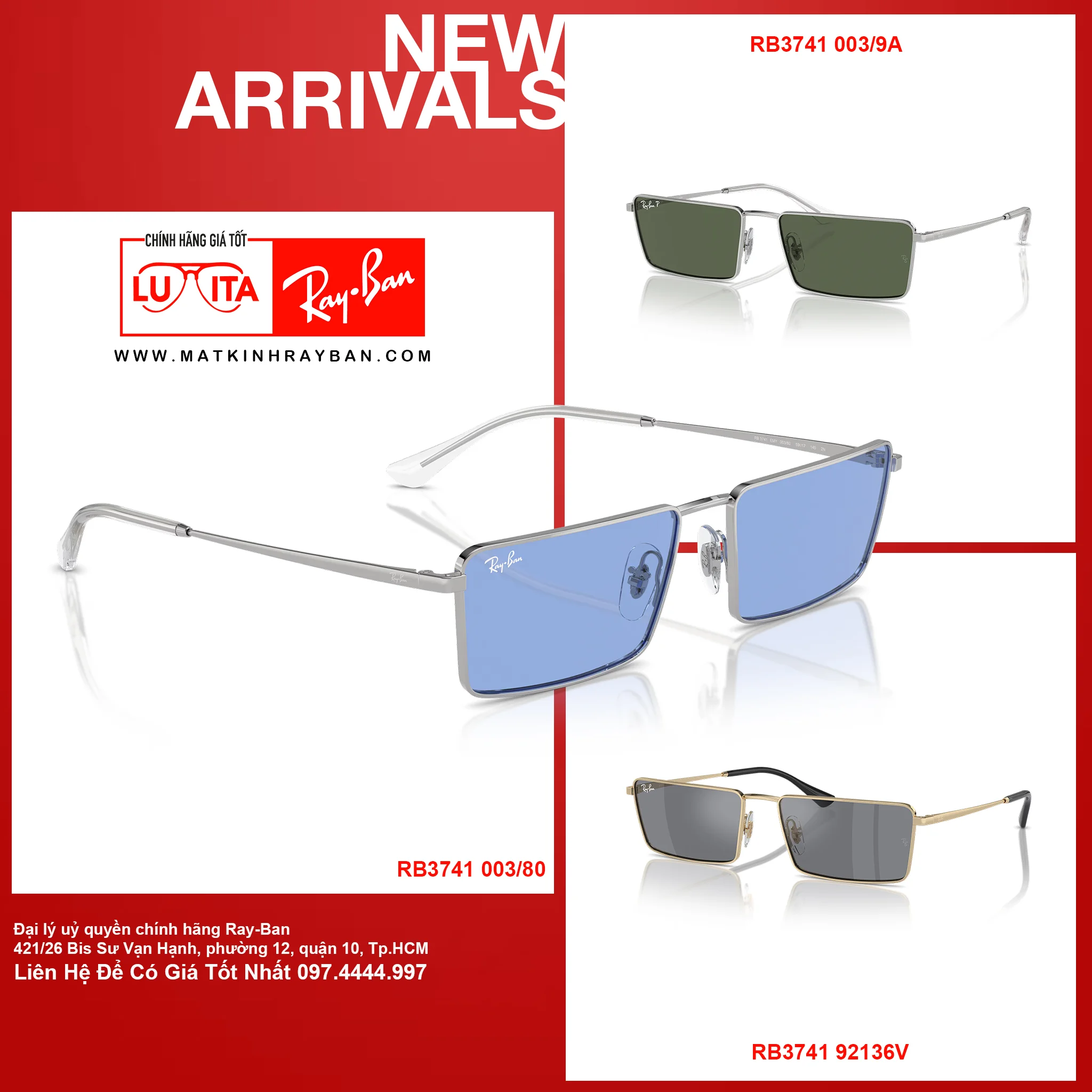 Mắt Kính RayBan • Đại lý uỷ quyền chính hãng!