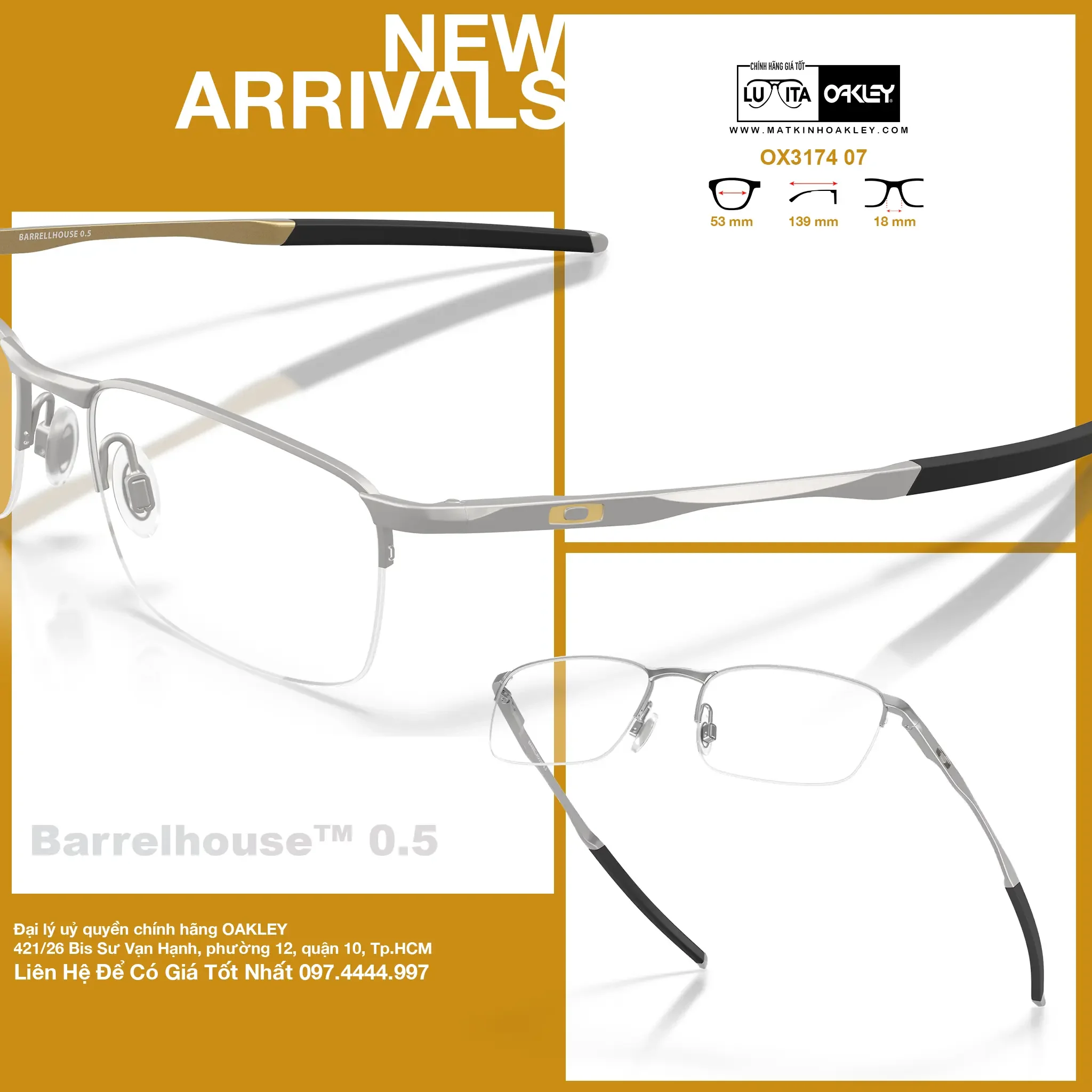 Mắt Kính Oakley • Đại lý uỷ quyền chính hãng!