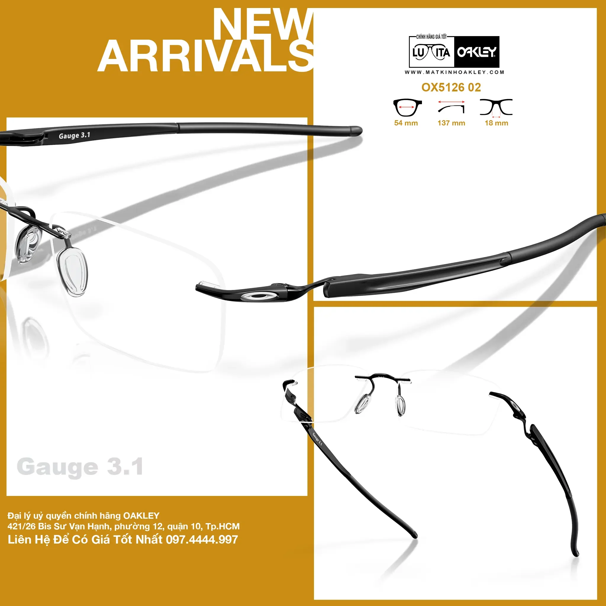 Mắt Kính Oakley • Đại lý uỷ quyền chính hãng!