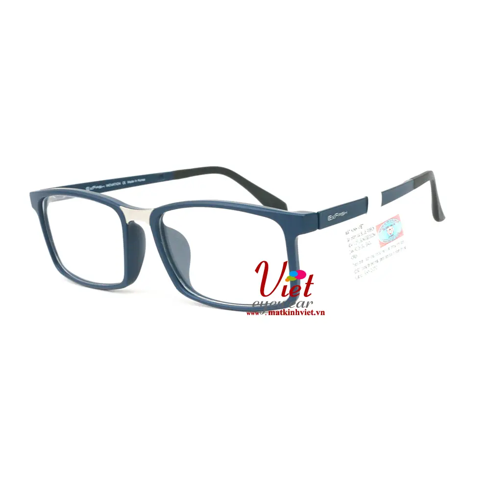 Gọng Kính Exfash EF6478 MBLUESSILV