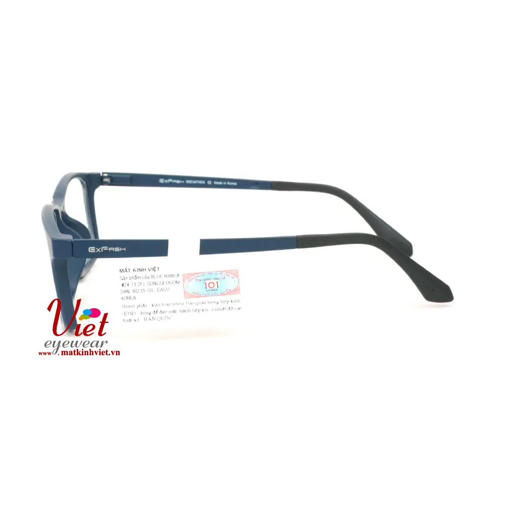 Gọng kính Exfash EF6478 MBLUESSILV