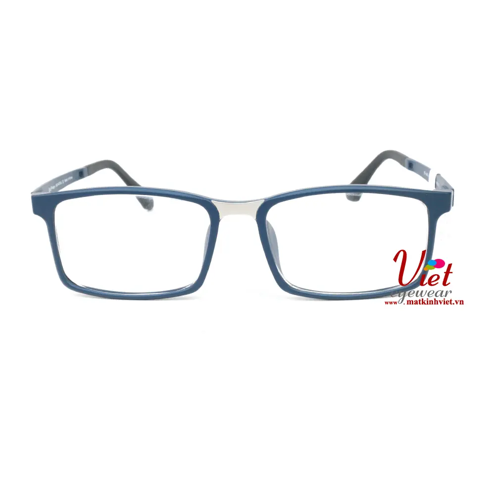 Gọng kính Exfash EF6478 MBLUESSILV