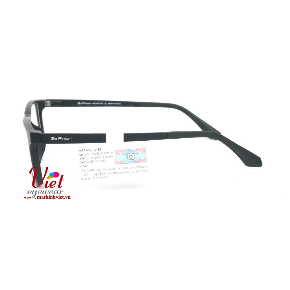 Gọng kính Exfash EF6478 MBLKSSILV