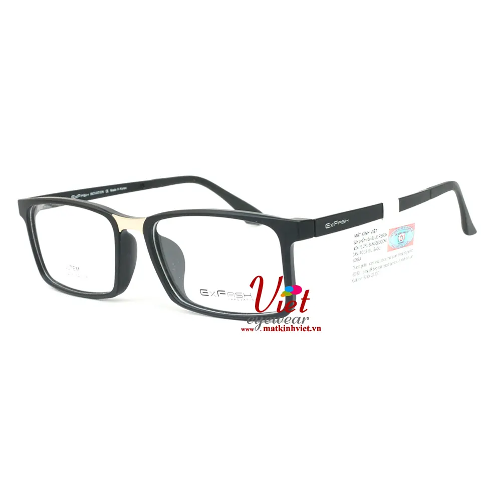 Gọng Kính Exfash EF6478 MBLKGD