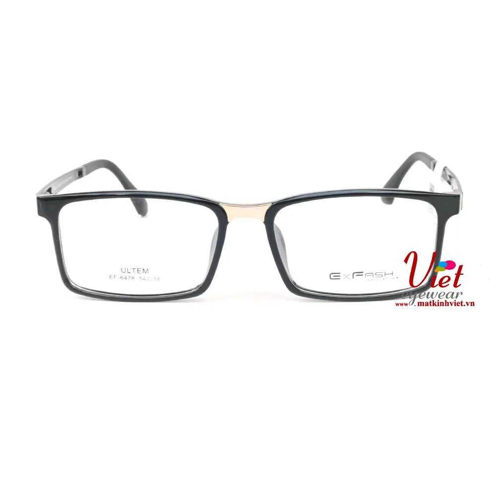 Gọng kính Exfash EF6478 BLK