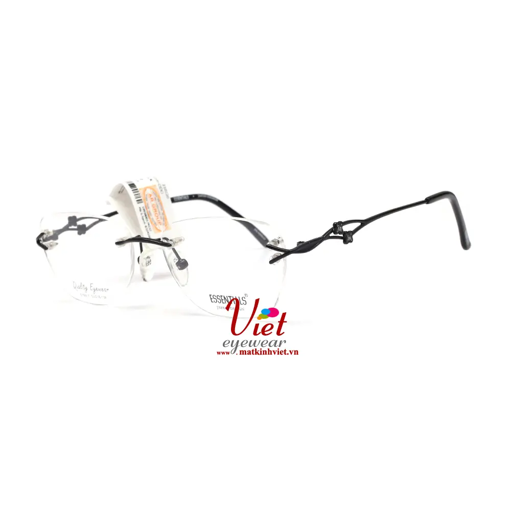 Gọng Kính Essentials E70017 BLK-BL
