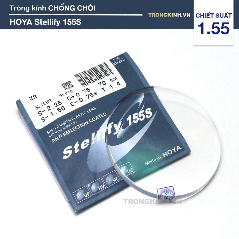Tròng kính Chống Chói Hoya Stellify Hoya 155S