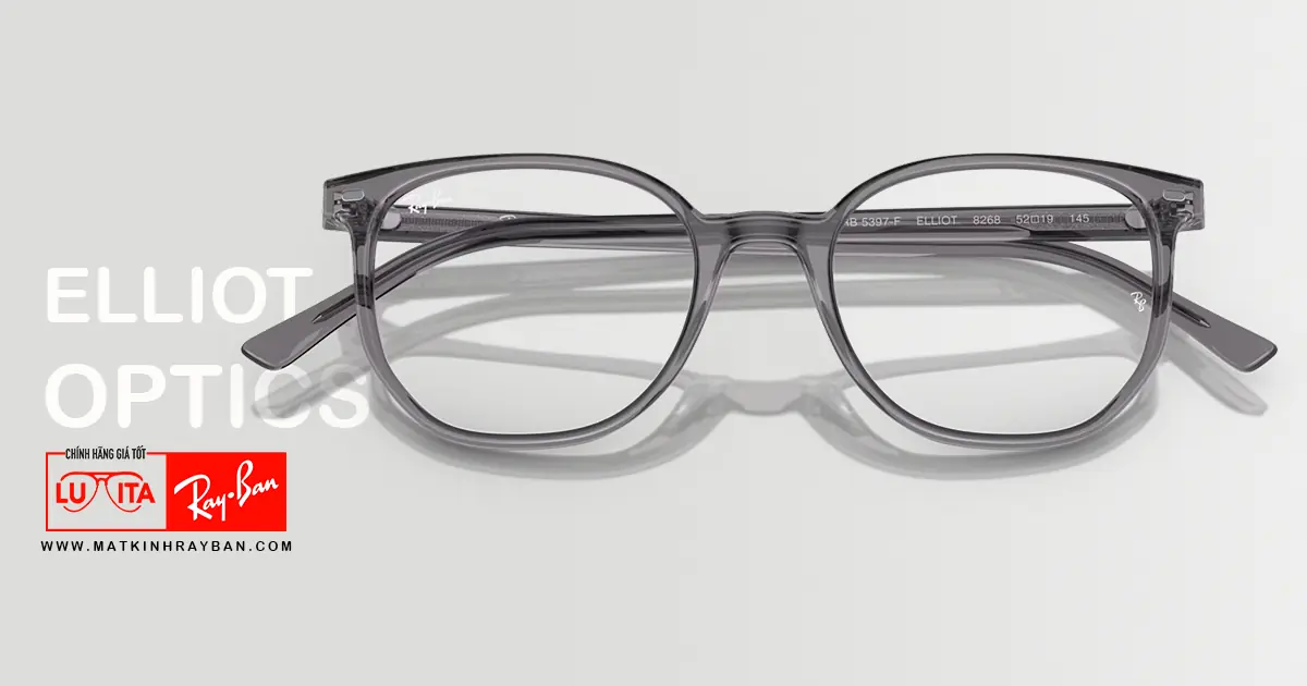 Gọng kính RayBan Elliot RB5397F thiết kế bất đối xứng hiện đại và thanh lịch